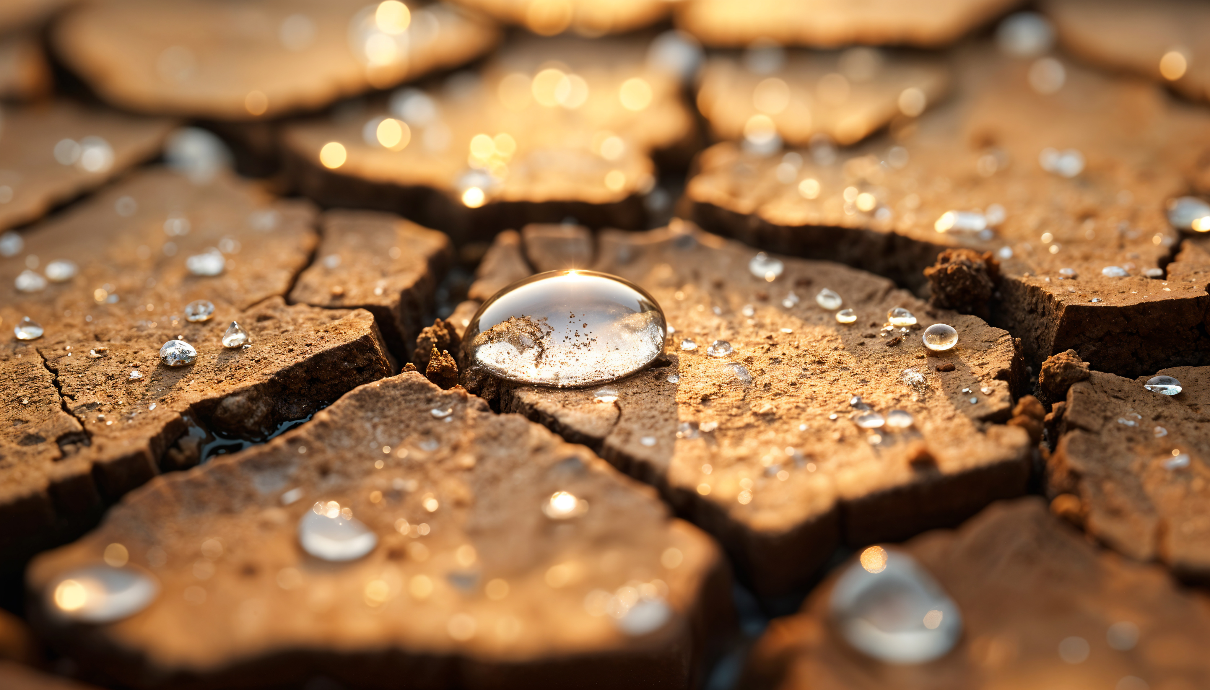 Meta description: A repedezett föld és a vízcsepp találkozása jól szimbolizálja a száraz bőr állapotát: amikor a bőr víz- és lipidhiánnyal küzd, tudatos hidratálásra és rétegezett ápolásra van szüksége a komfort és a rugalmasság visszaállításához.